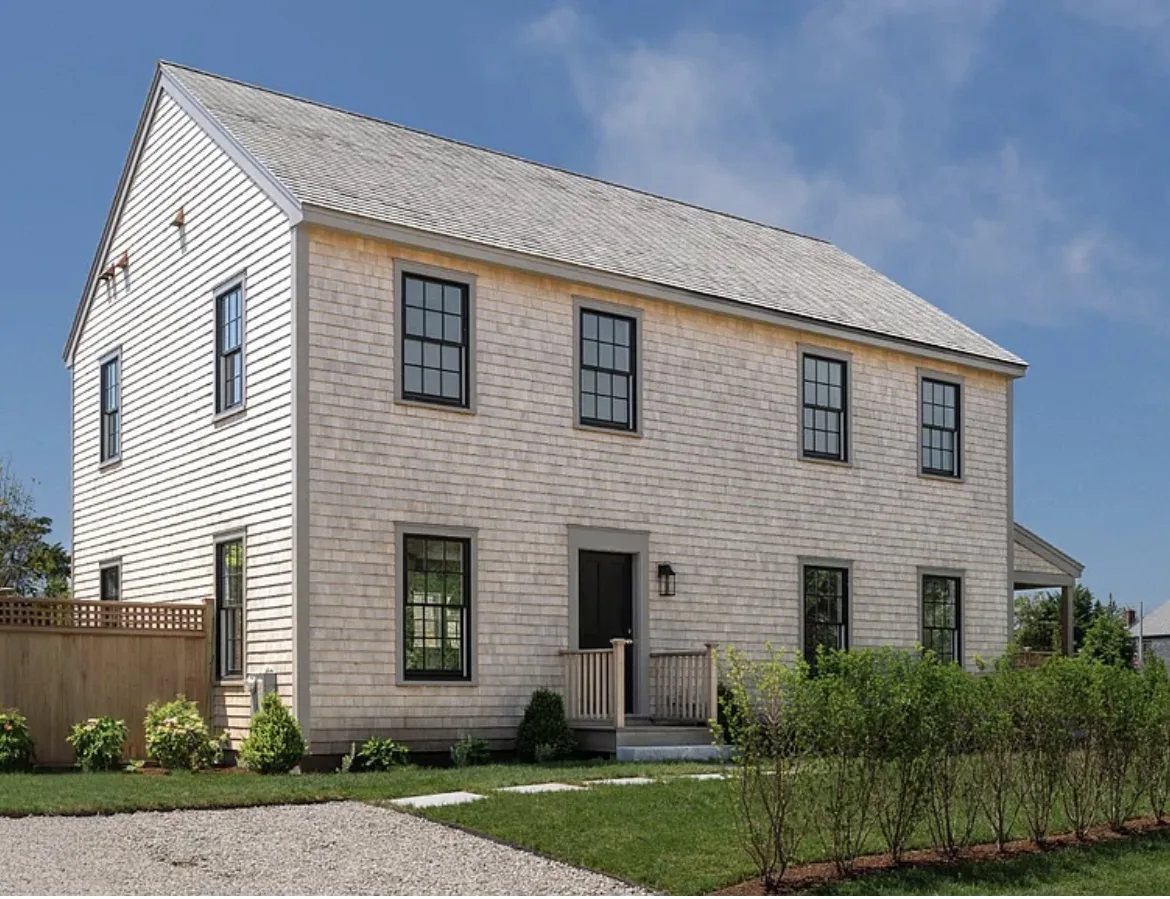 22 Tashama Lane Nantucket shingle home exterior before redesign